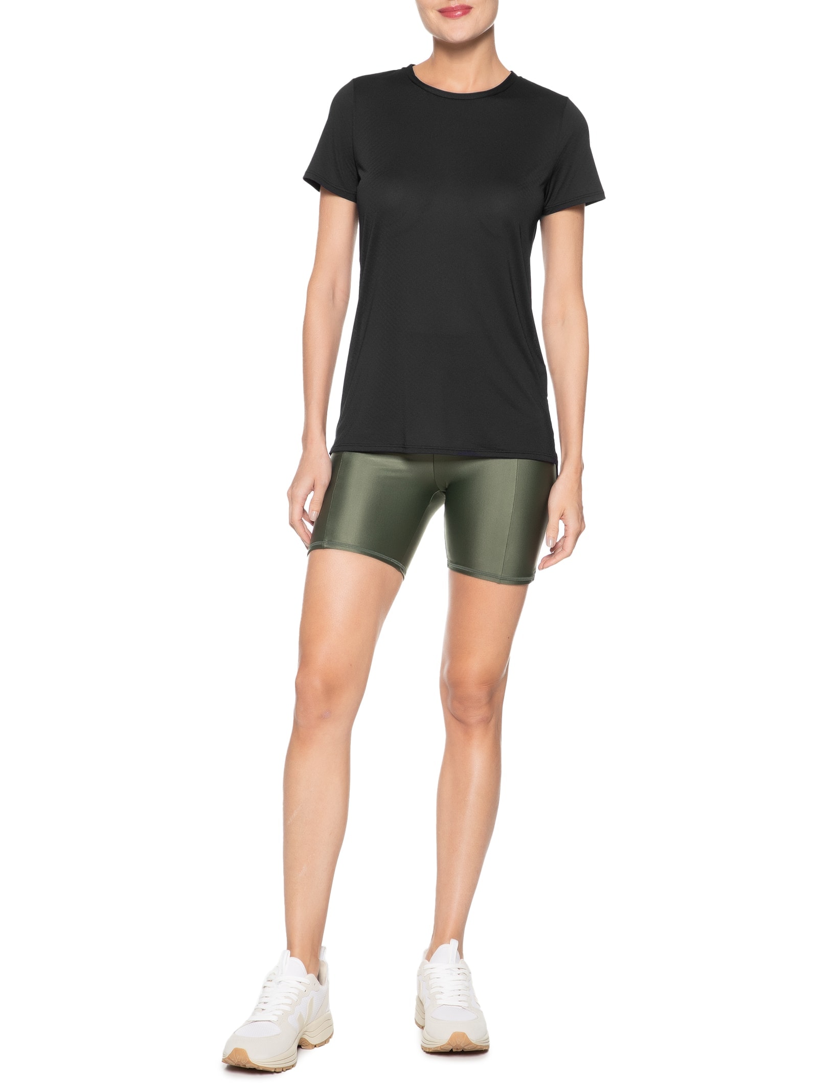 Body For Sure - Camiseta Feminina Manga Curta Lisa - Preto