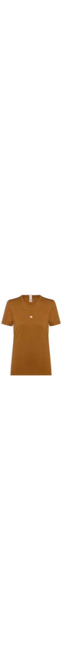Camiseta Feminina Manga Curta - Marrom