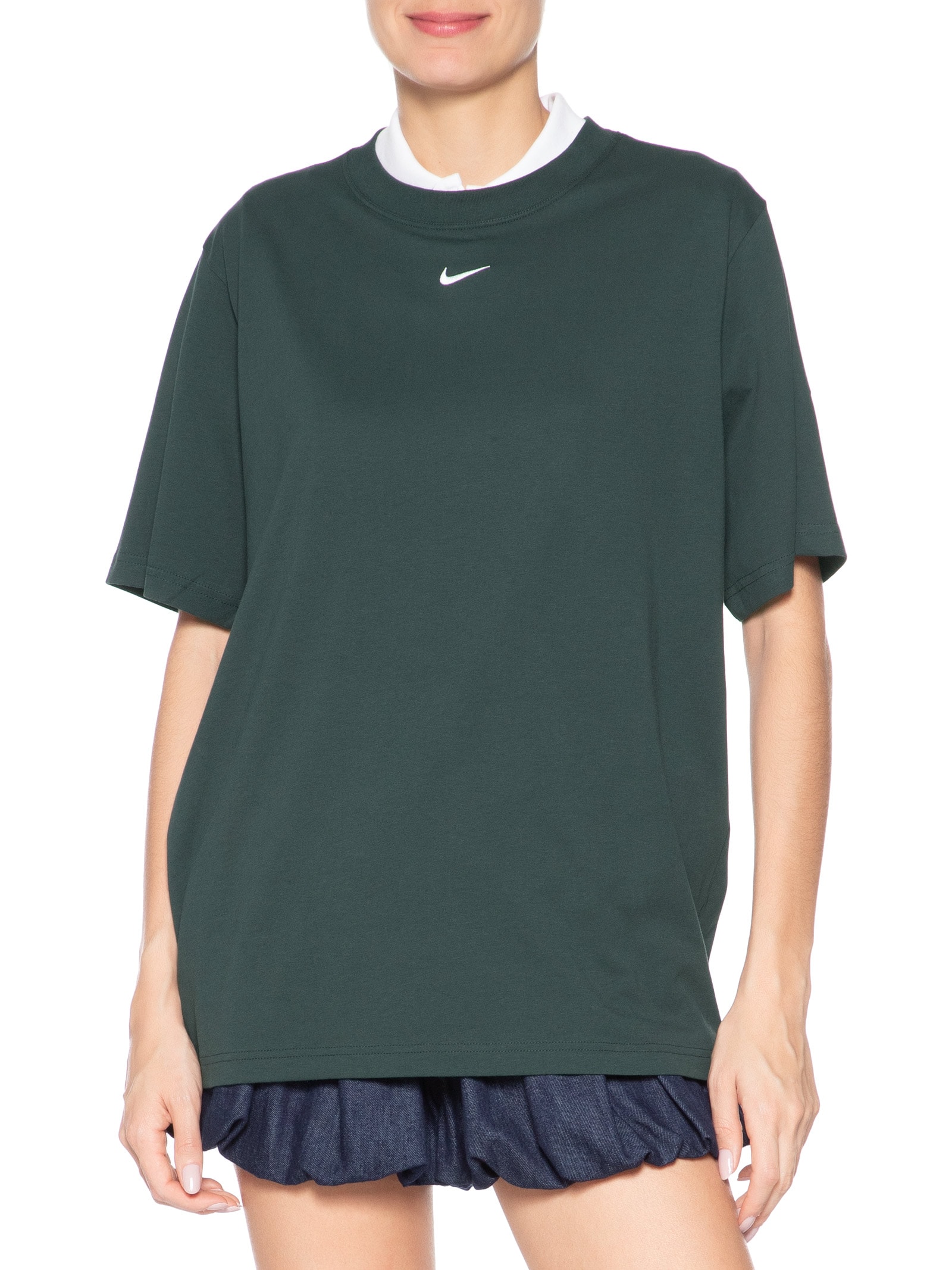 Camiseta Feminina Manga Curta Nsw Tee Essential Verde Nike