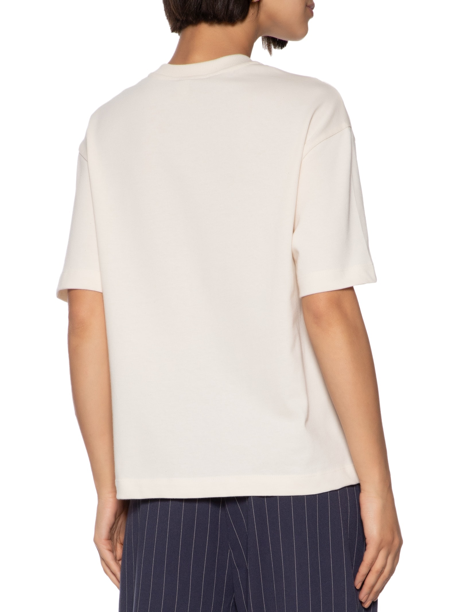 Camiseta Feminina Manga Curta Off White Hering