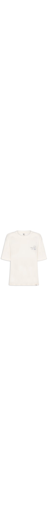 Camiseta Feminina Manga Curta - Off White