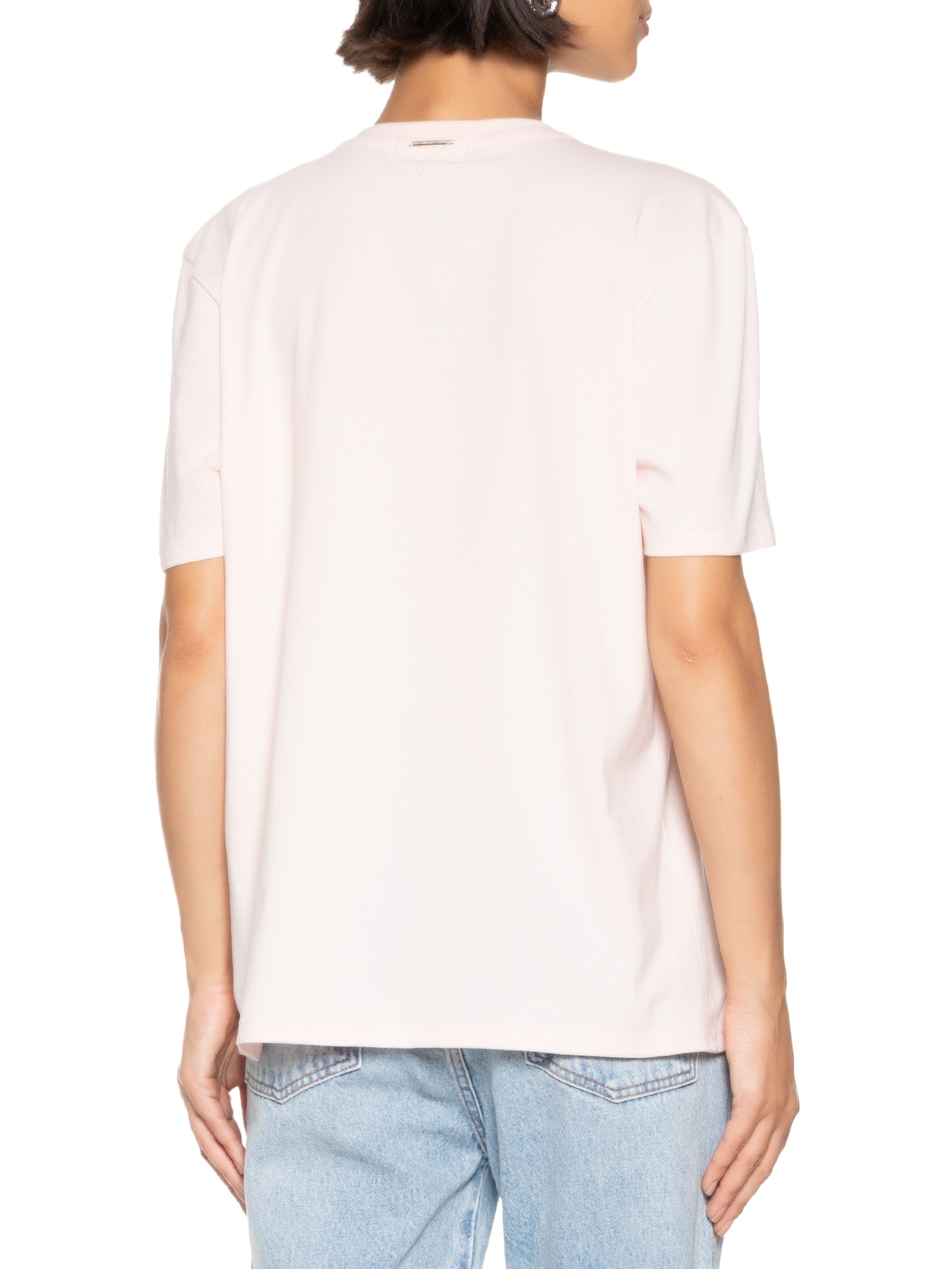 Camiseta Feminina Manga Curta Rosa My Favorite Things