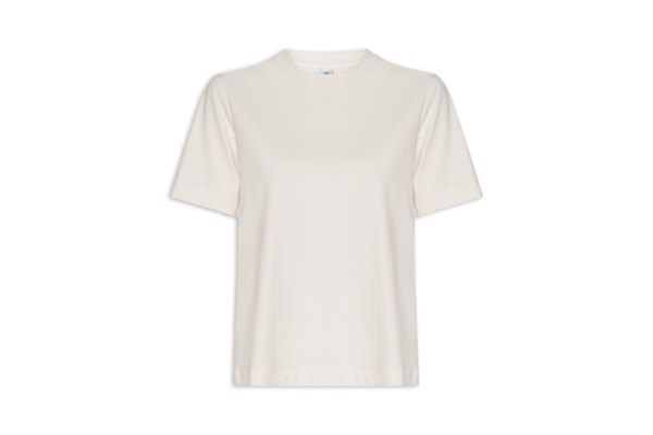 Camiseta Feminina Manga Curta Super Cotton - Bege