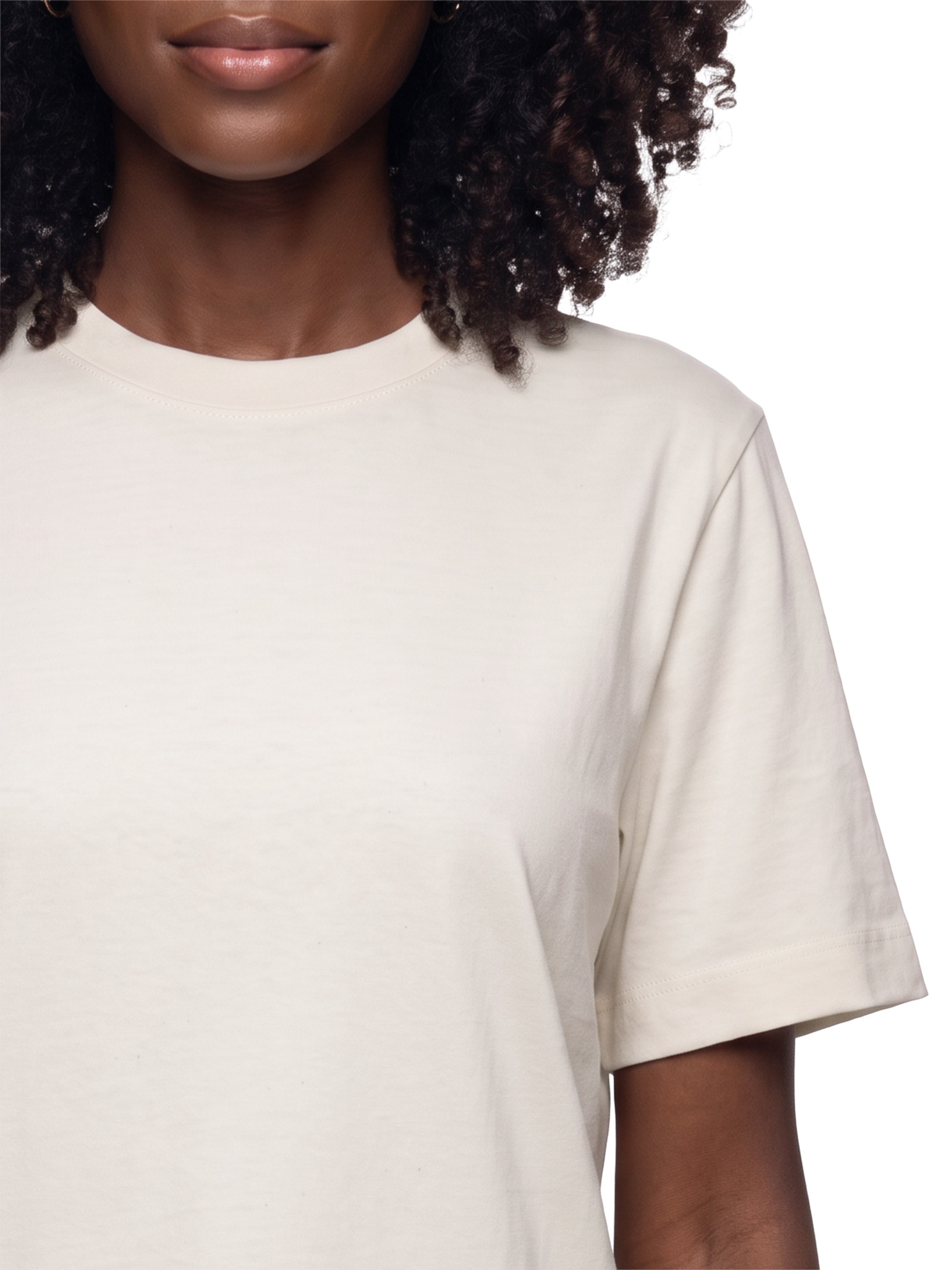 Camiseta Feminina Manga Curta Super Cotton Bege Hering