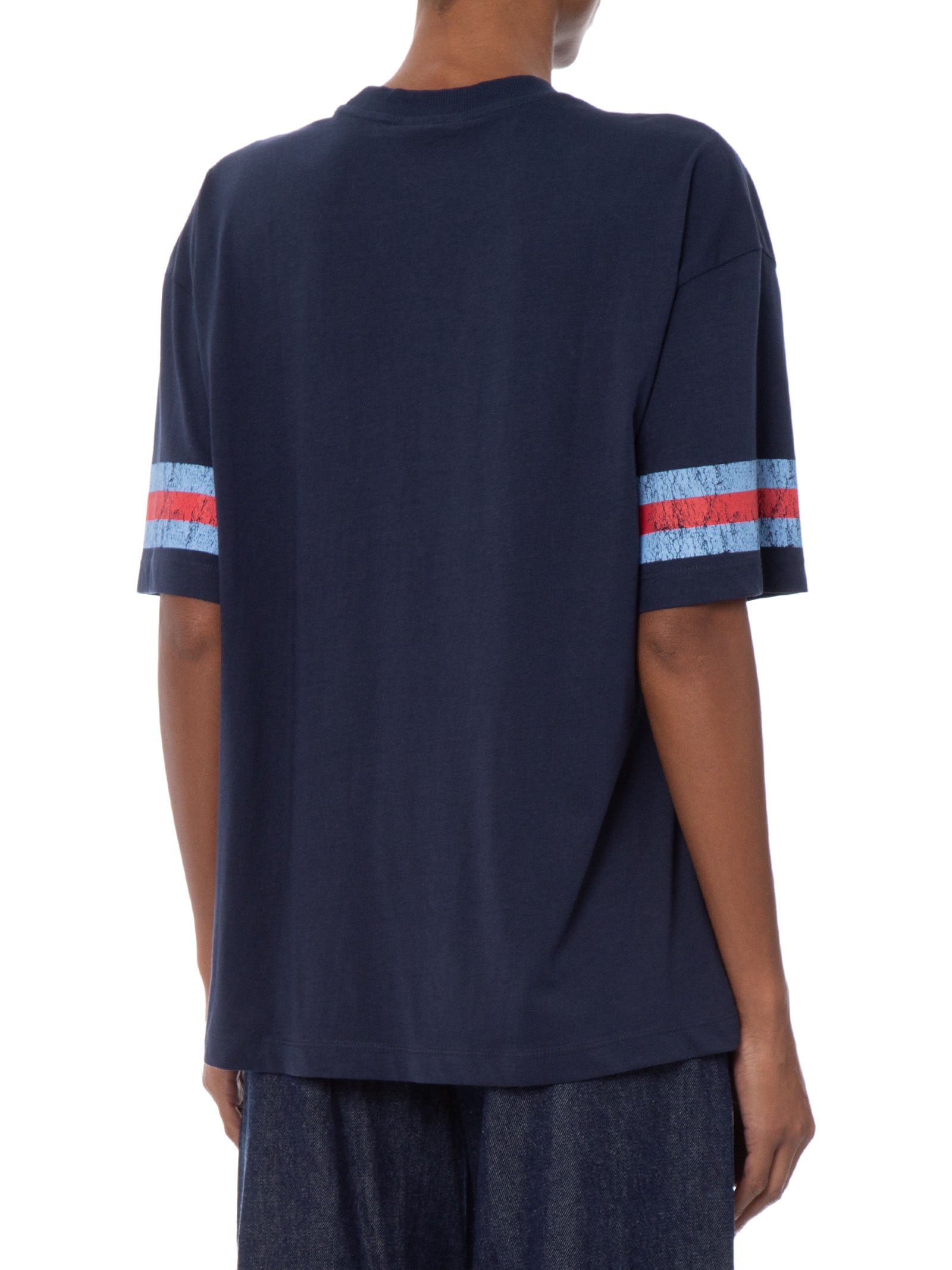 Camiseta Feminina Manga Curta The Lcn Boxy Graphic Tee – Azul Cotton On