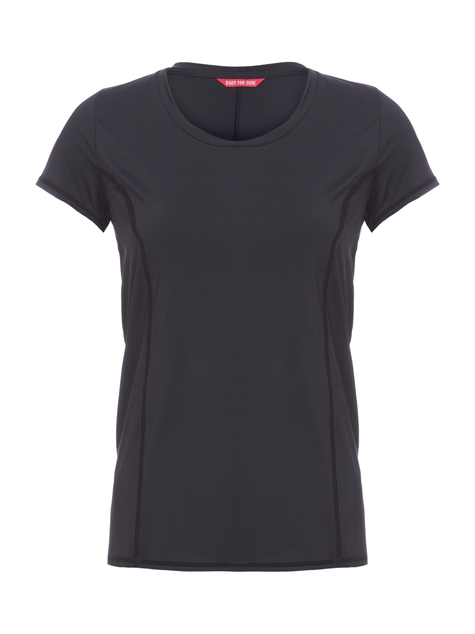 Camiseta Feminina Manga Curta UV +50 Preto Body For Sure