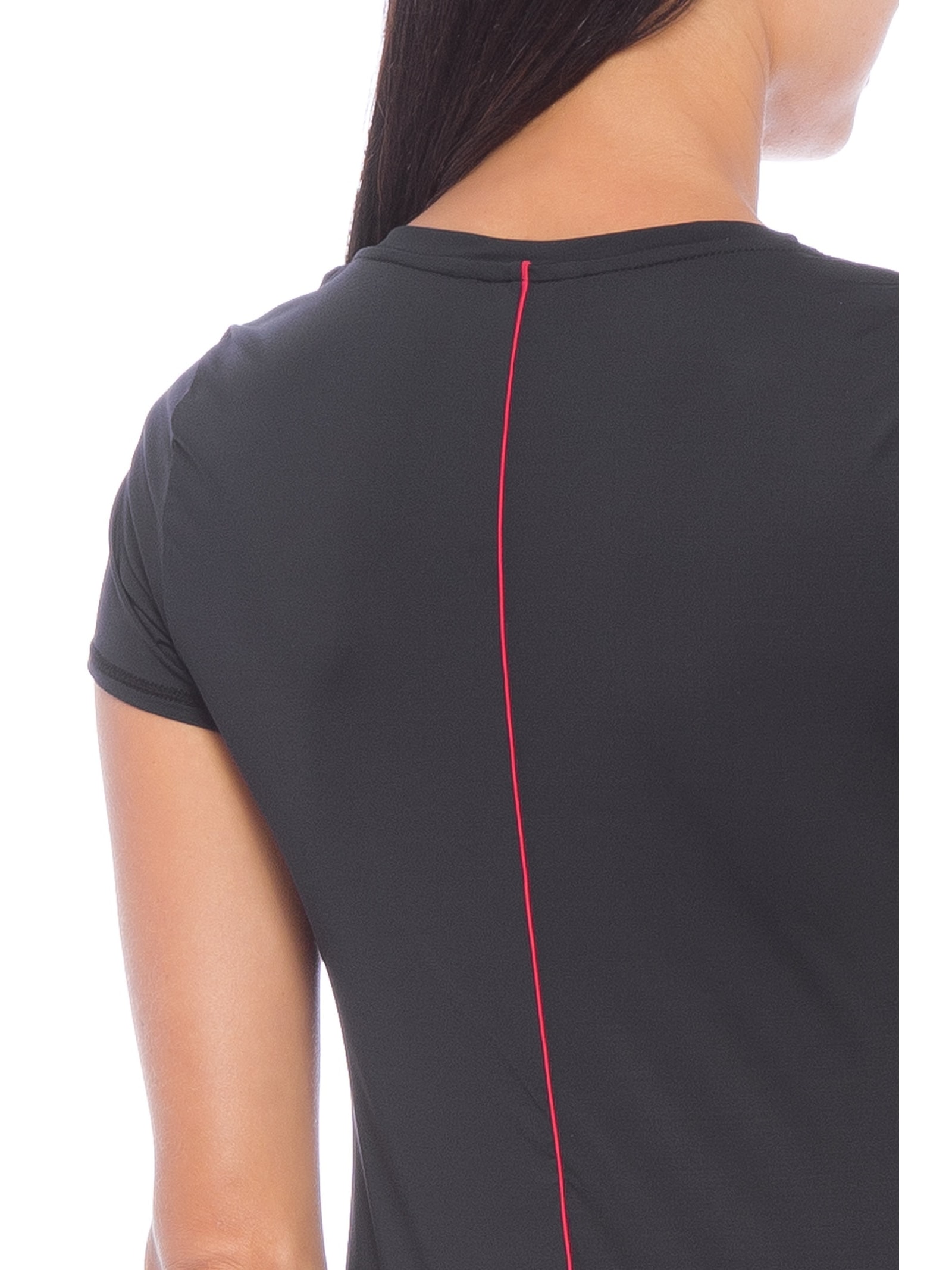 Camiseta Feminina Manga Curta UV +50 Preto Body For Sure
