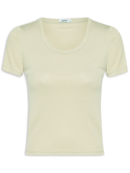 Camiseta Feminina Manga Curta – Verde