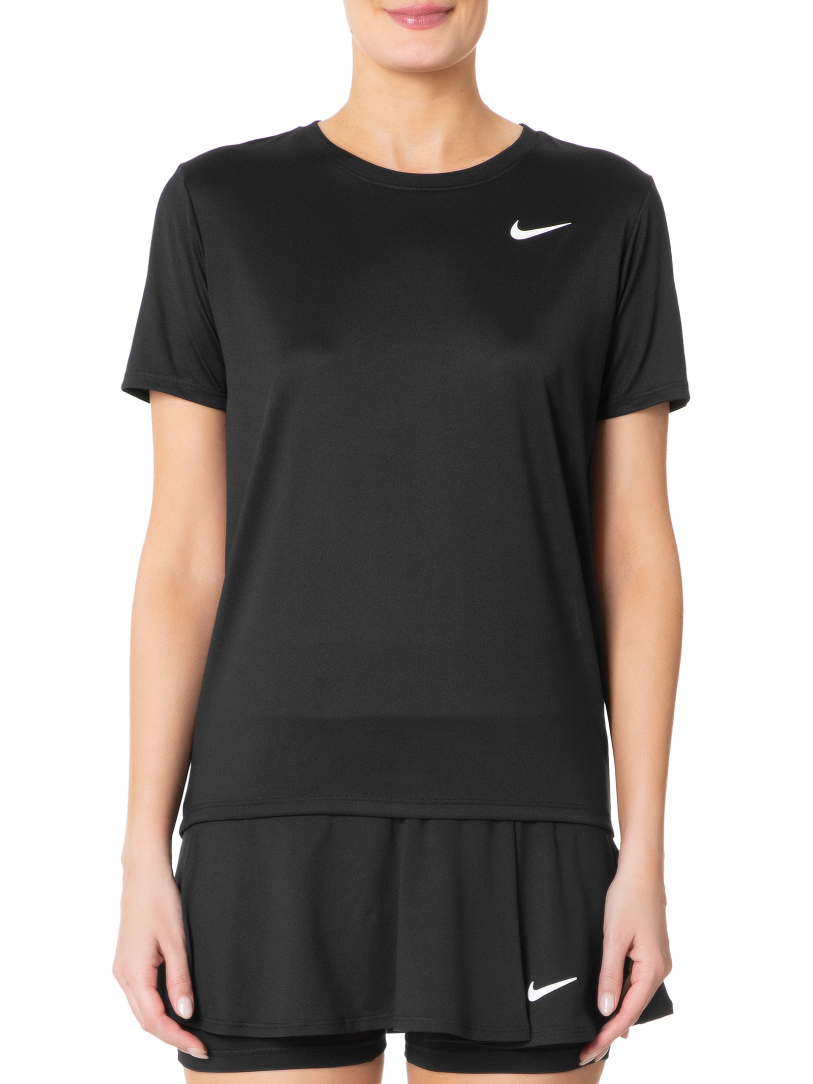 Camiseta Feminina Manga Curta W NK DF Tee RLGD LB Preto Nike