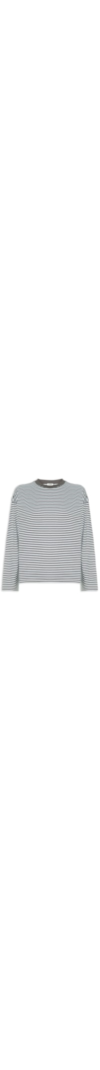Camiseta Feminina Manga Longa Boxy Long Sleeve Top - Preto