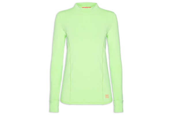 Camiseta Feminina Manga Longa Lisa - Verde