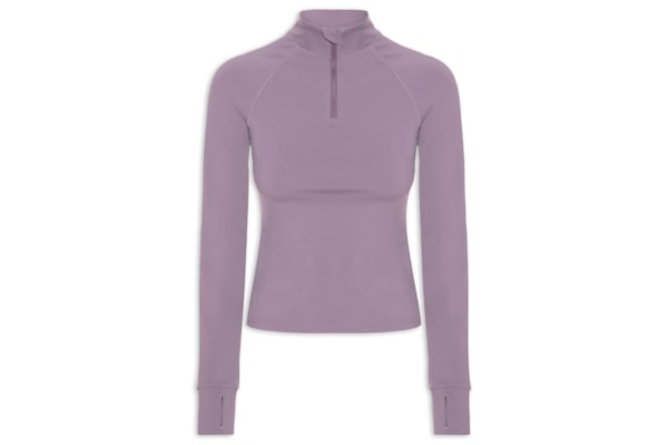 Camiseta Feminina Manga Longa - Roxo