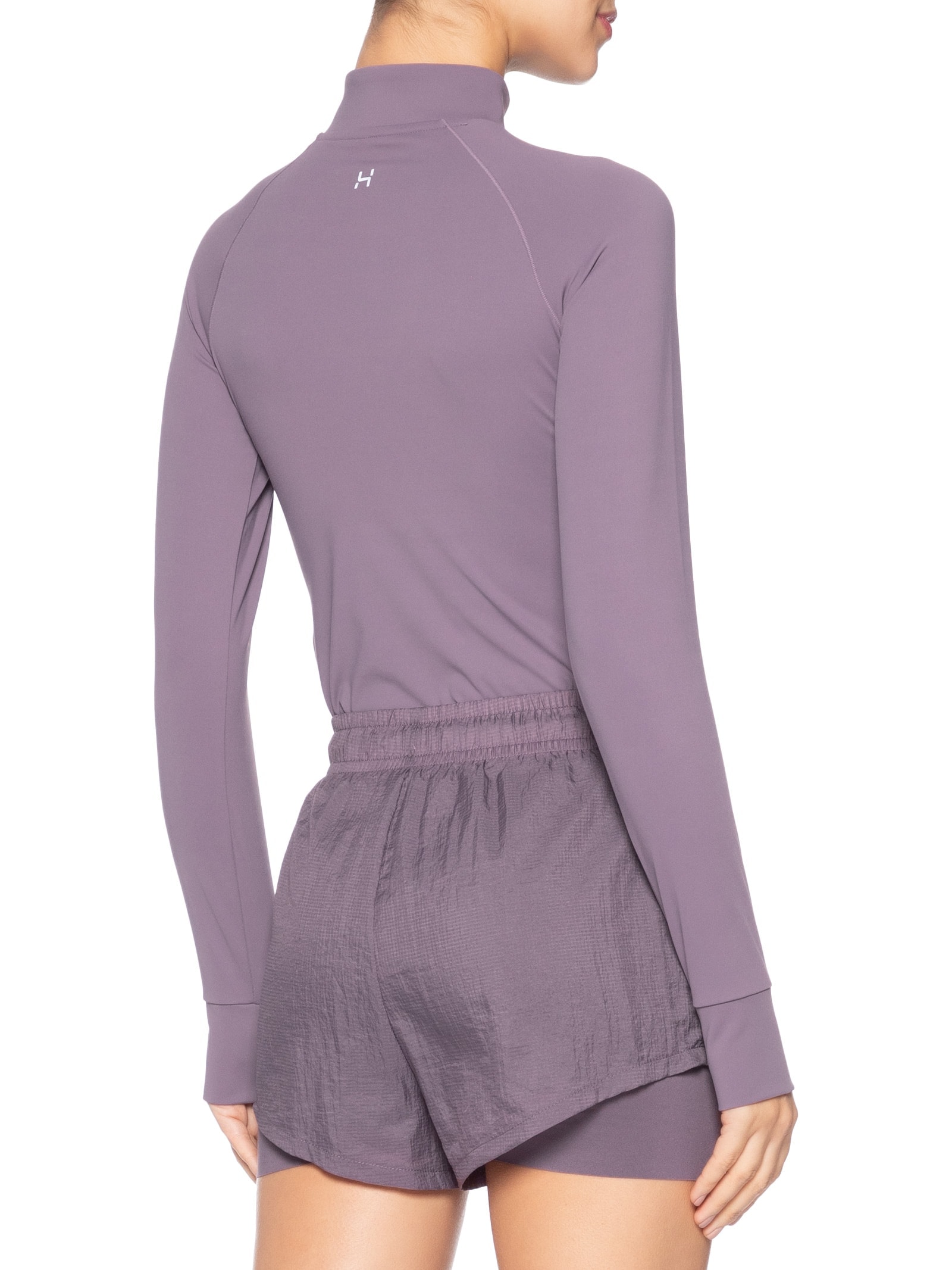 Camiseta Feminina Manga Longa Roxo Hering Sports