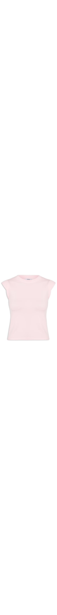 Camiseta Feminina Manga Sobreposta - Rosa