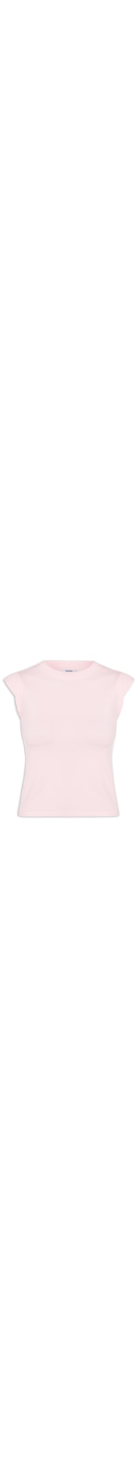 Camiseta Feminina Manga Sobreposta - Rosa