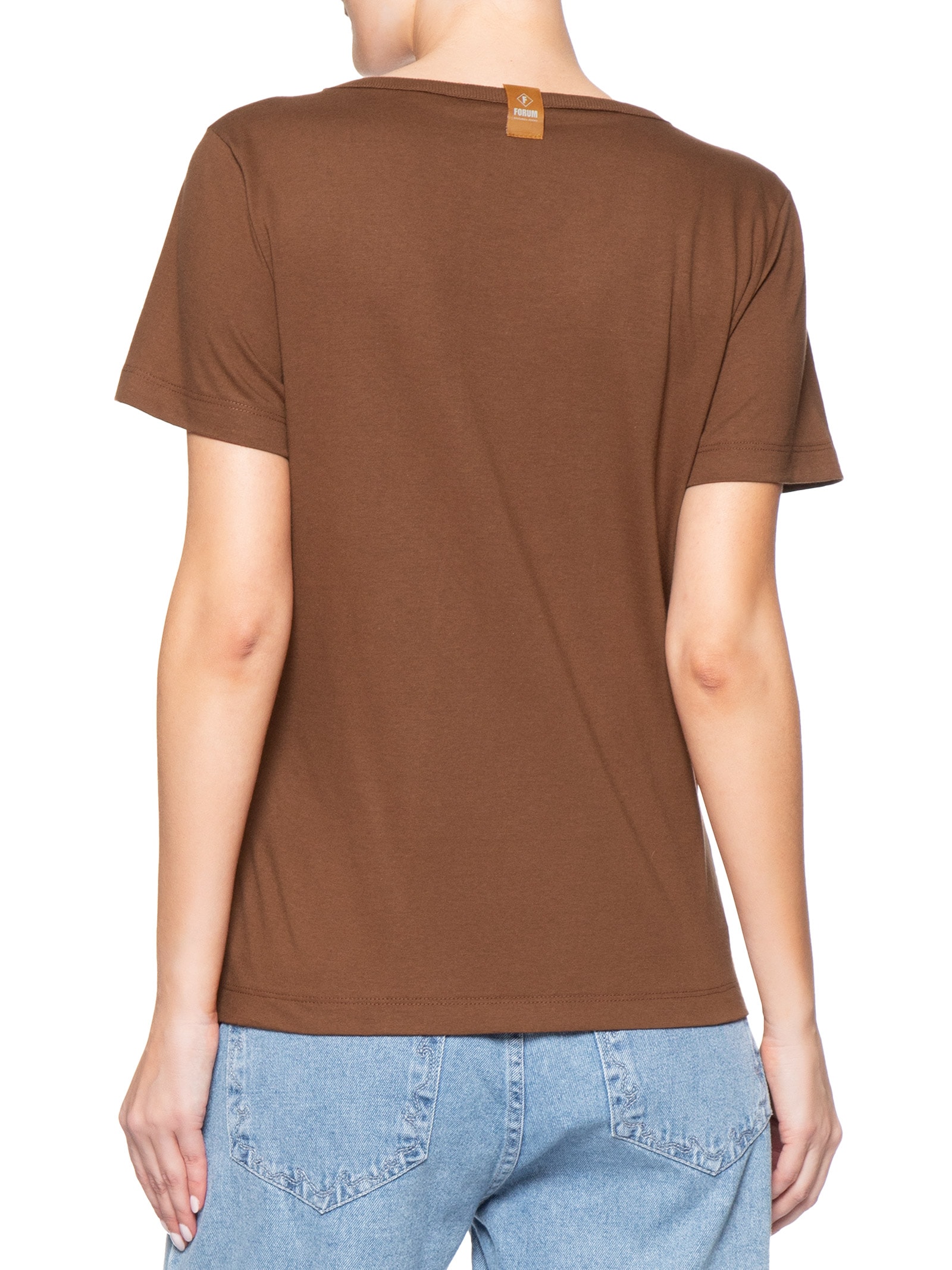 Camiseta Feminina Marrom Forum