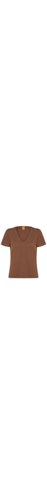 Camiseta Feminina - Marrom
