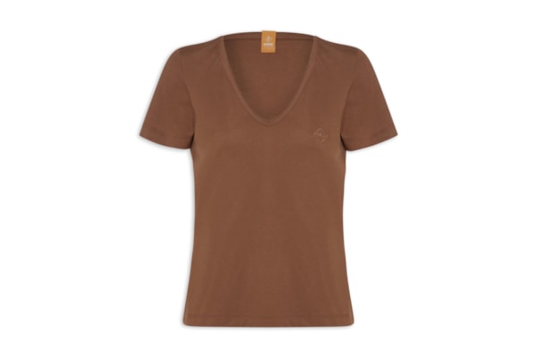 Camiseta Feminina - Marrom