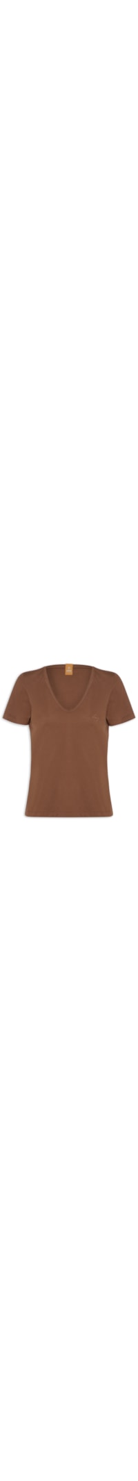 Camiseta Feminina - Marrom