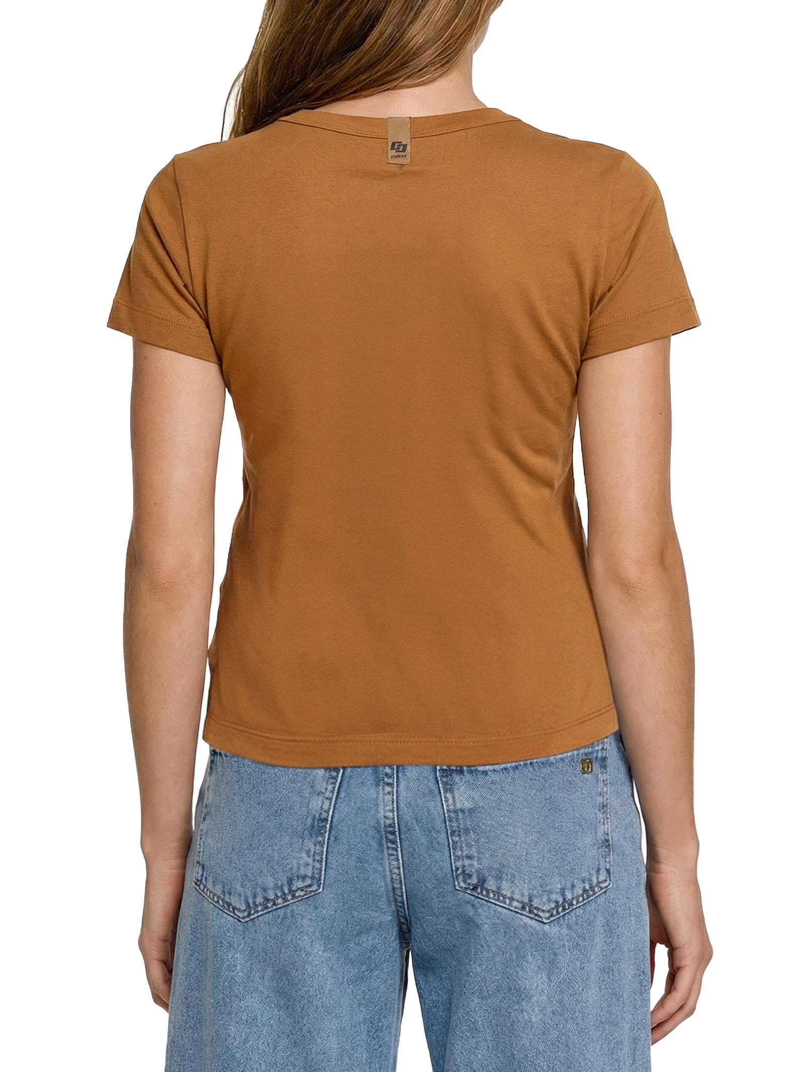 Camiseta Feminina Marrom Colcci