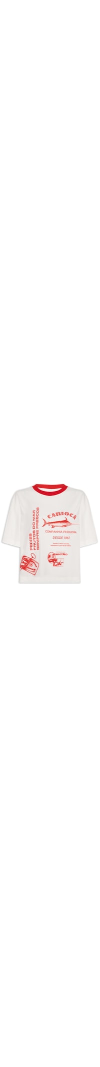 Camiseta Feminina Maxi Carioca - Branco