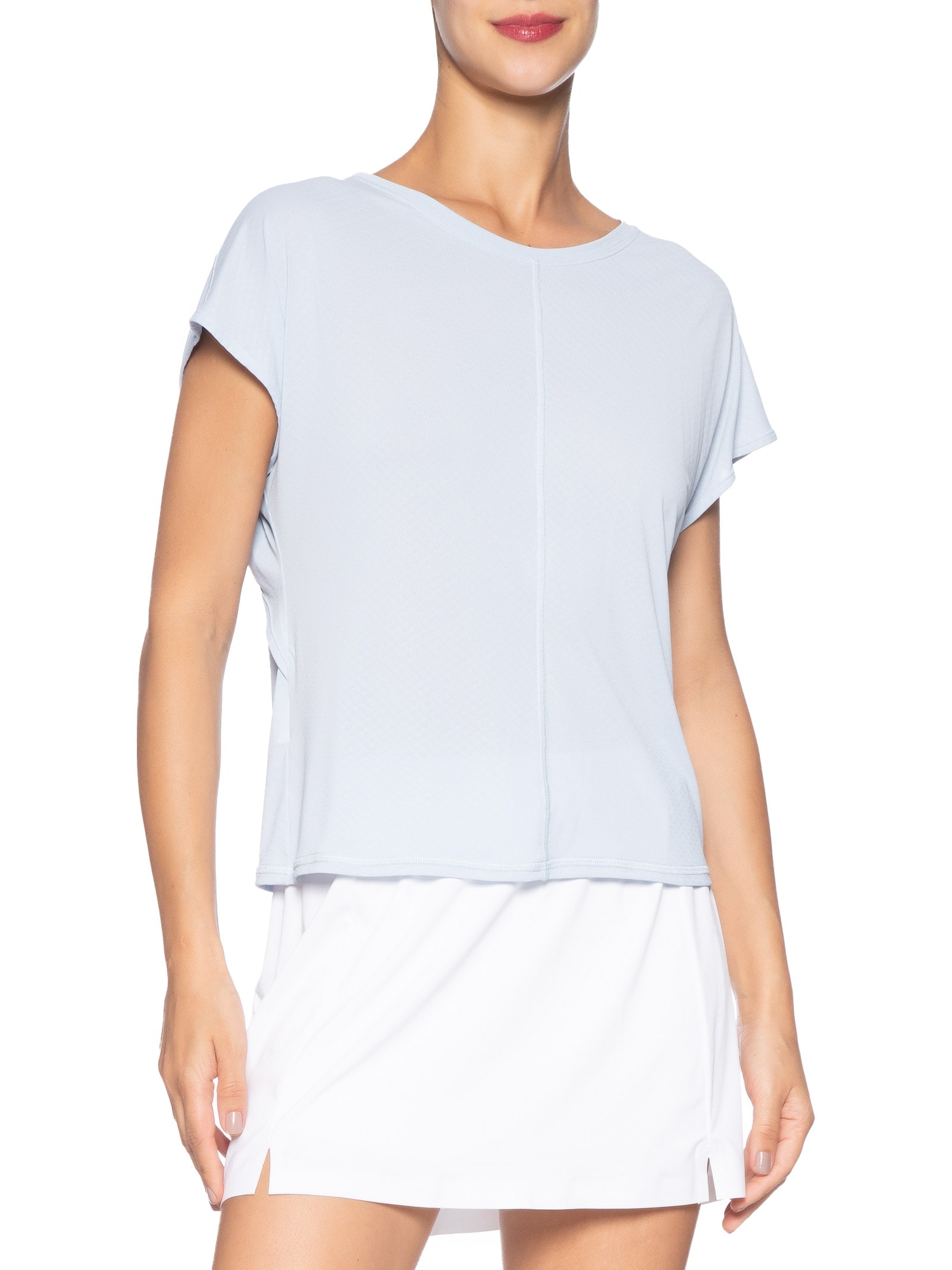 Camiseta Feminina Mc Lisa Pop Azul Body For Sure