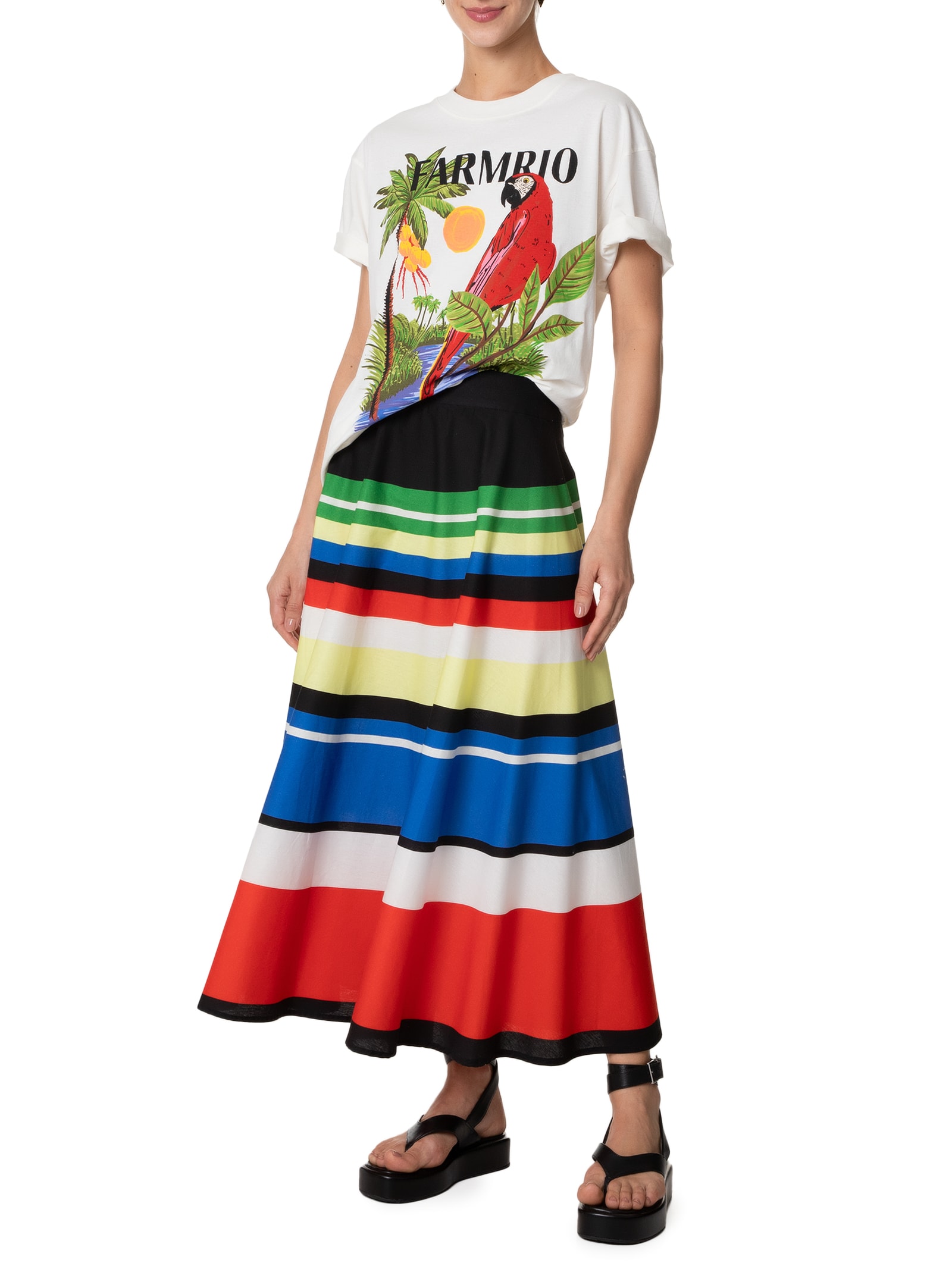 Camiseta Feminina Média Amazônia Branco Farm