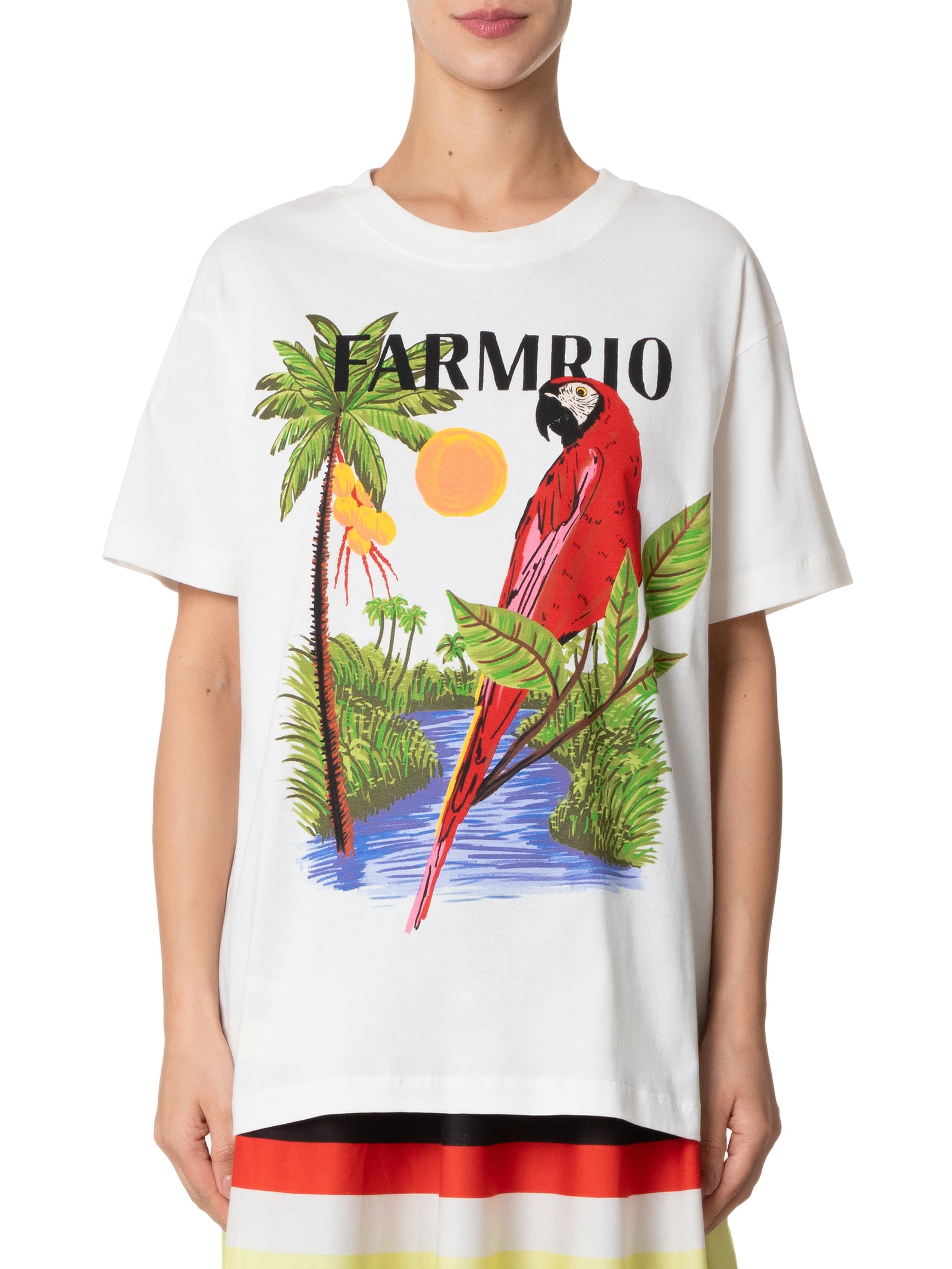 Camiseta Feminina Média Amazônia Branco Farm