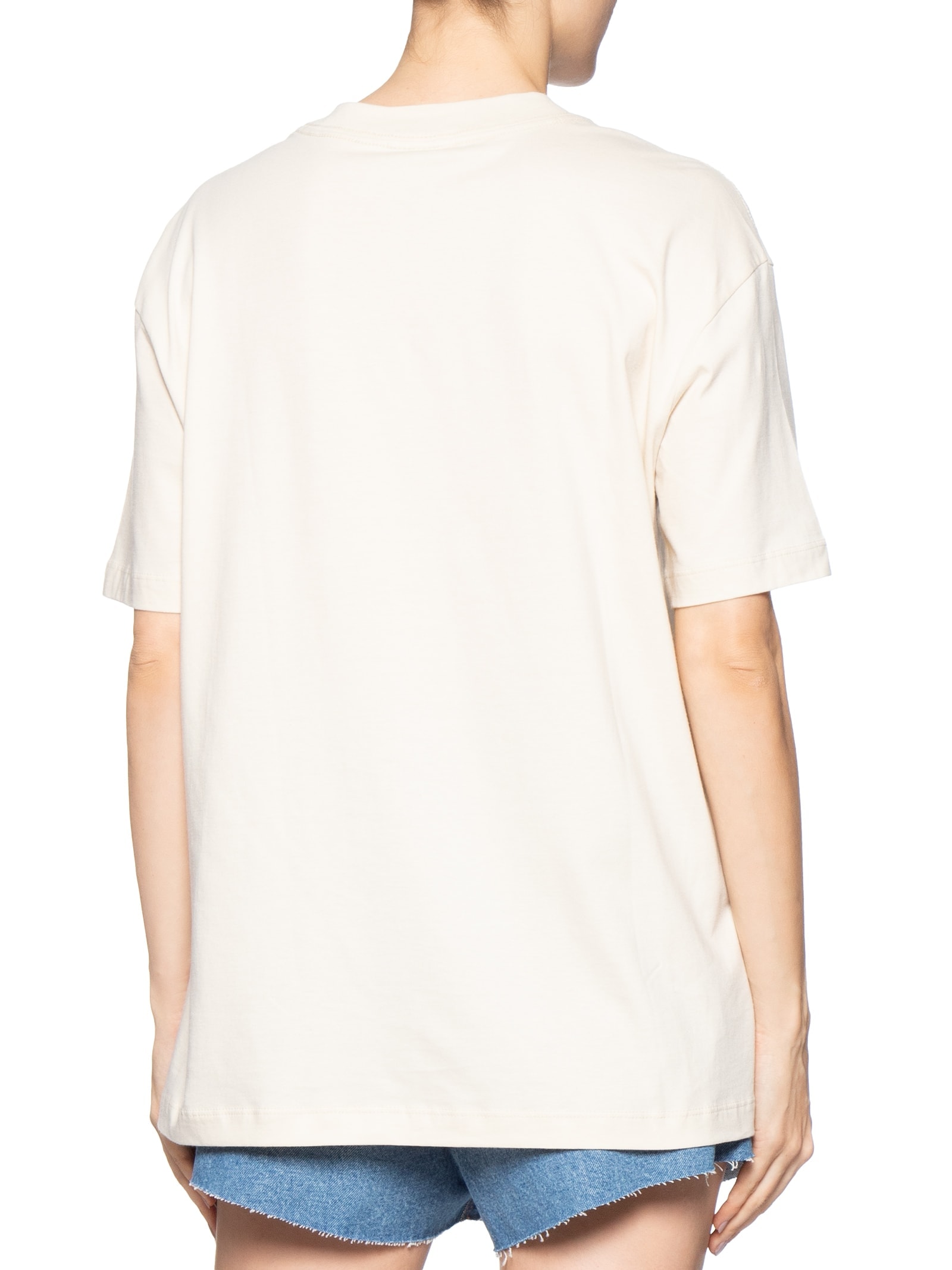 Camiseta Feminina Média Arara Em Flores Rosa Farm