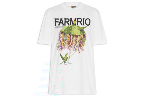 Camiseta Feminina Média Biquinis Natalinos - Branco