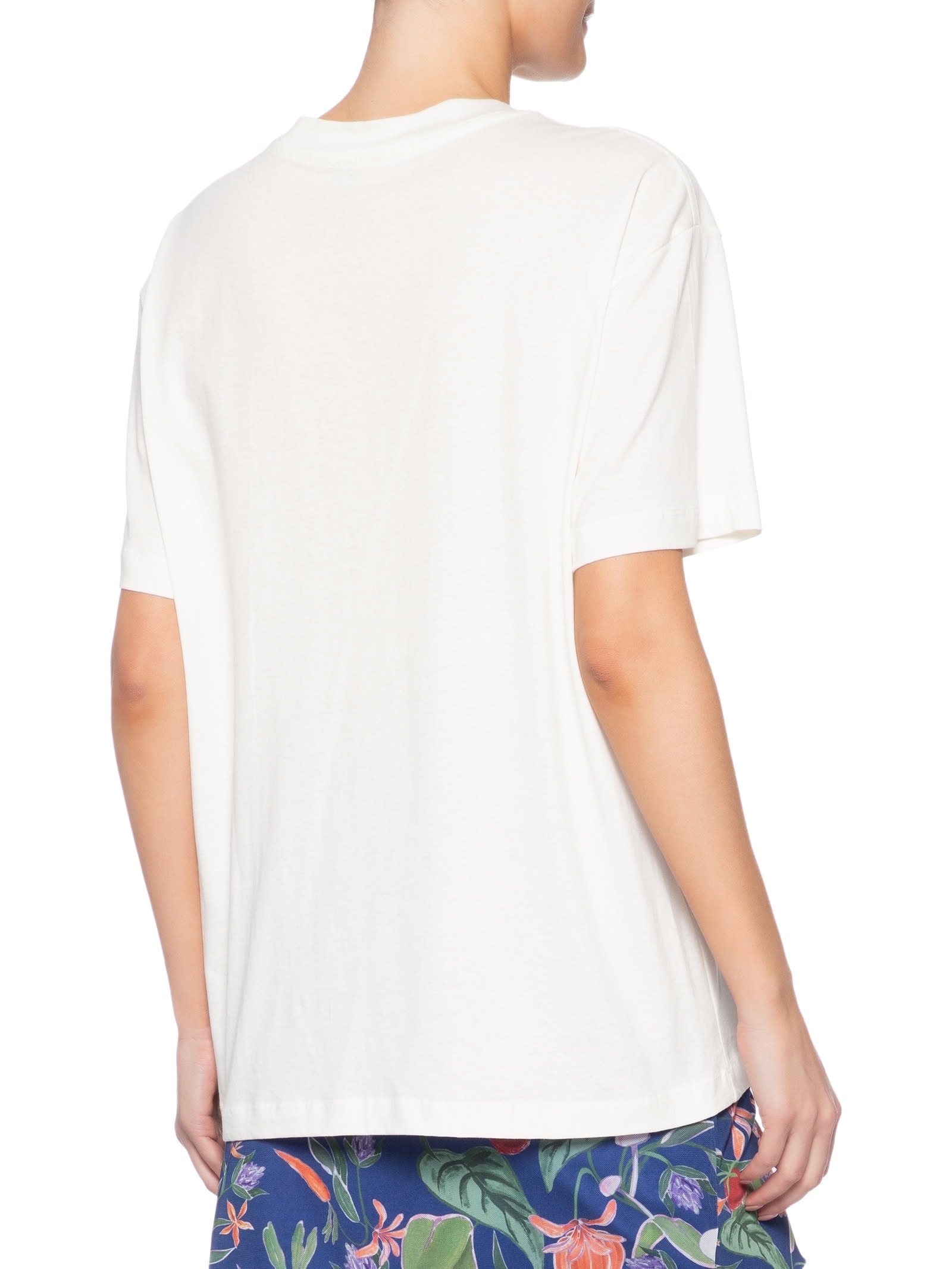 Camiseta Feminina Média Bouquet Feira  Branco Farm