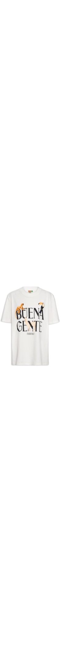 Camiseta Feminina Média Buena Gente - Branco