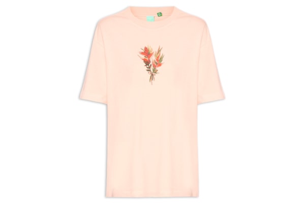 Camiseta Feminina Media Cadeira De Praia - Rosa