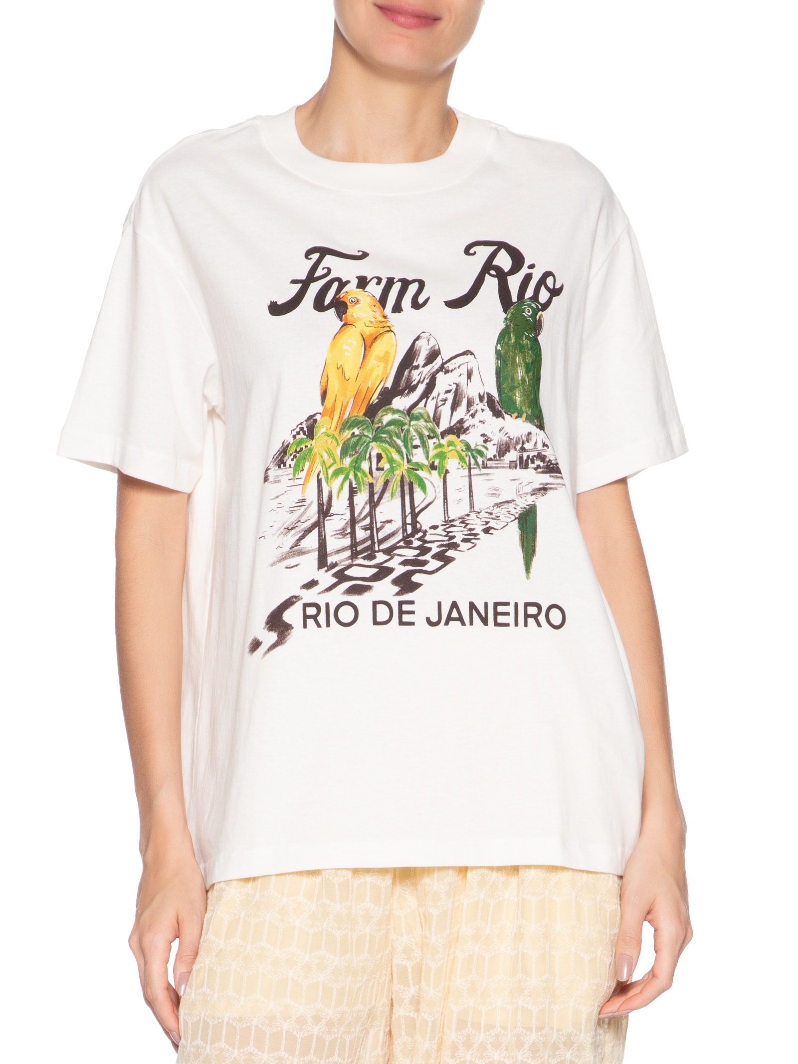 Camiseta Feminina Média Dois Irmãos Branco Farm