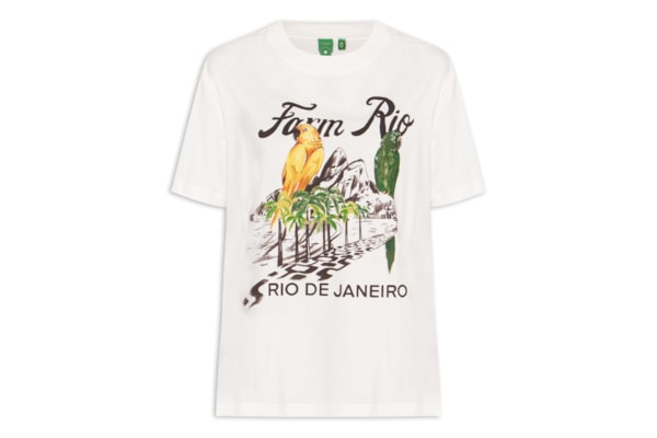 Camiseta Feminina Média Dois Irmãos - Branco