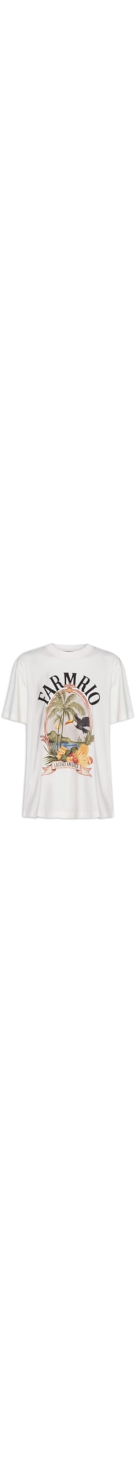 Camiseta Feminina Média Latino América - Branco