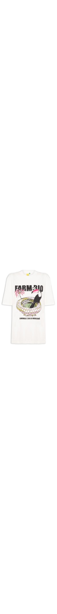 Camiseta Feminina Média Maracanã - Off White