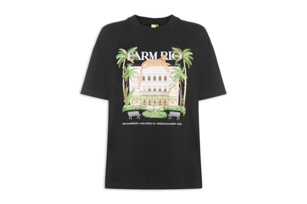 Camiseta Feminina Média Museu Da República - Preto