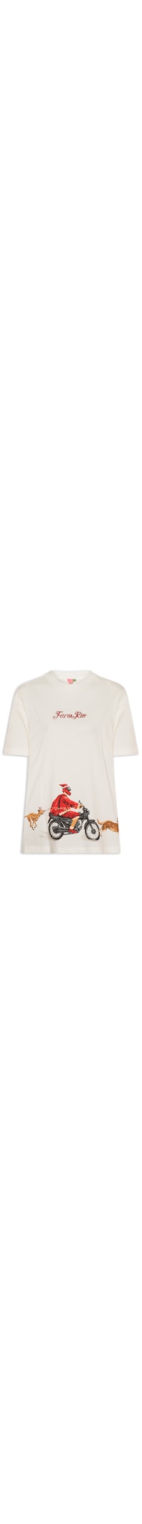 Camiseta Feminina Media Noel Brasileiro - Branco