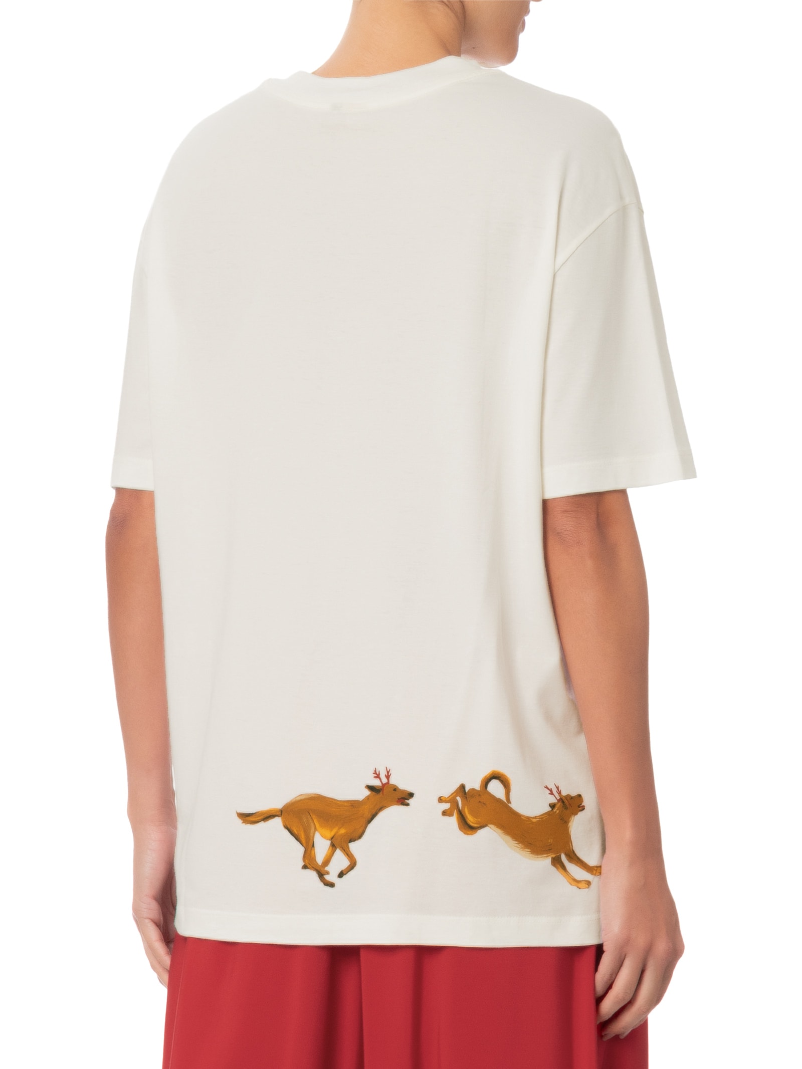 Camiseta Feminina Media Noel Brasileiro Branco Farm
