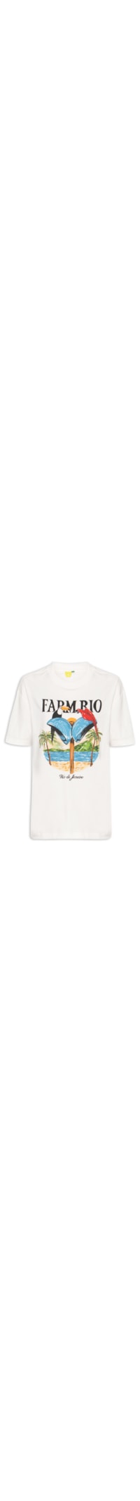Camiseta Feminina Média Orelhão Rio - Branco