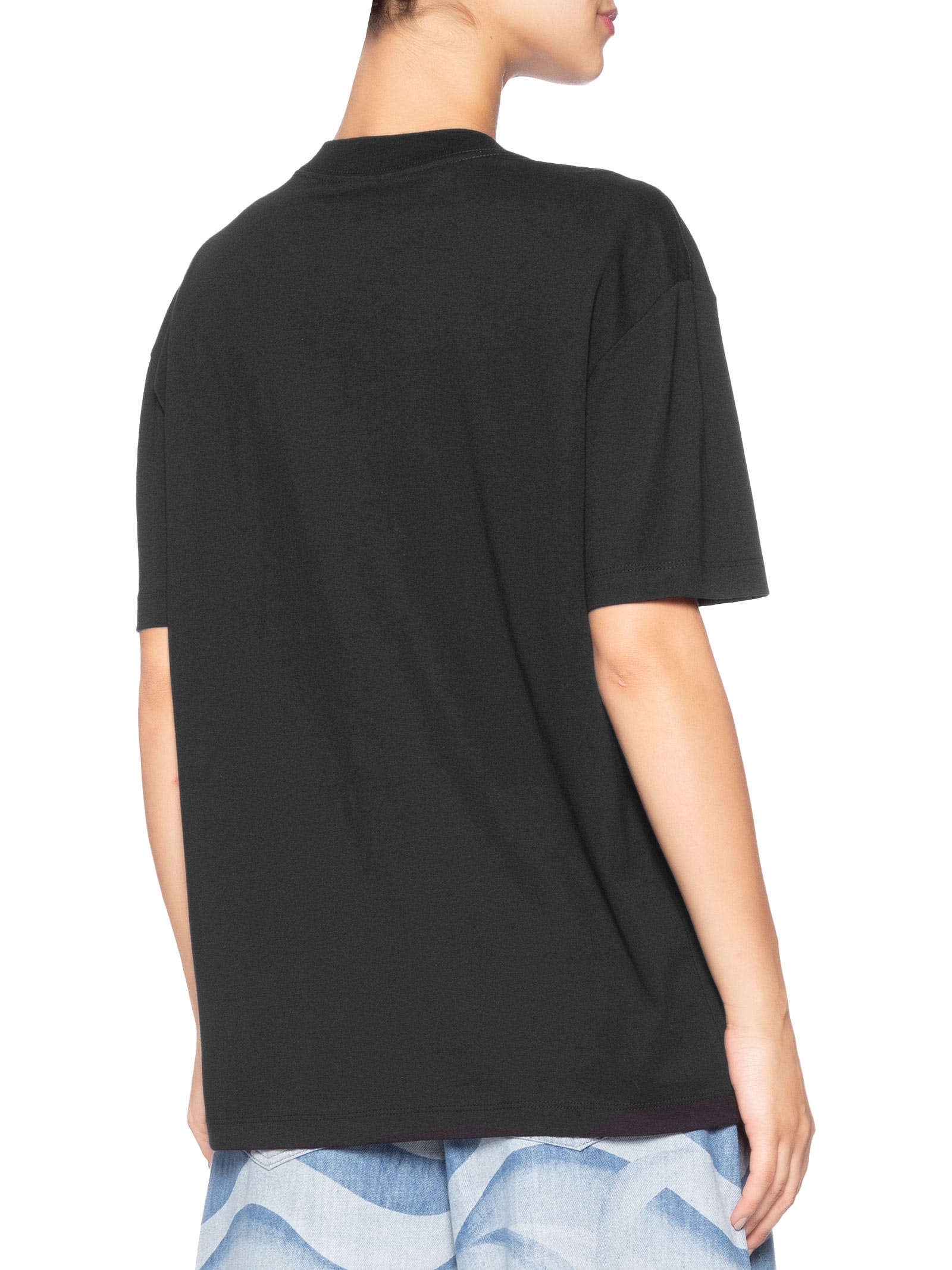 Camiseta Feminina Média Paisagem Carioca Preto Farm