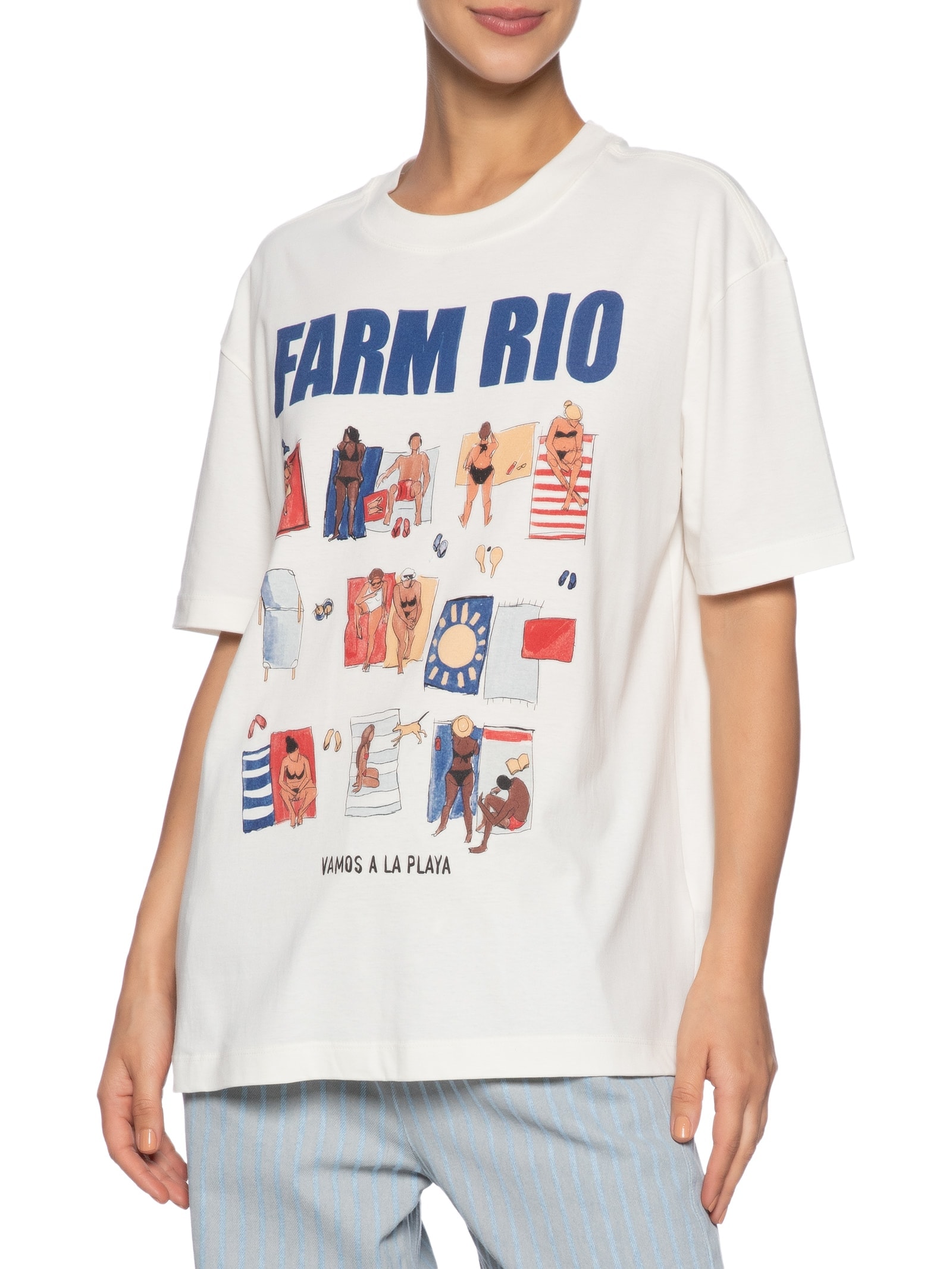 Camiseta Feminina Media Playa Rio Branco Farm