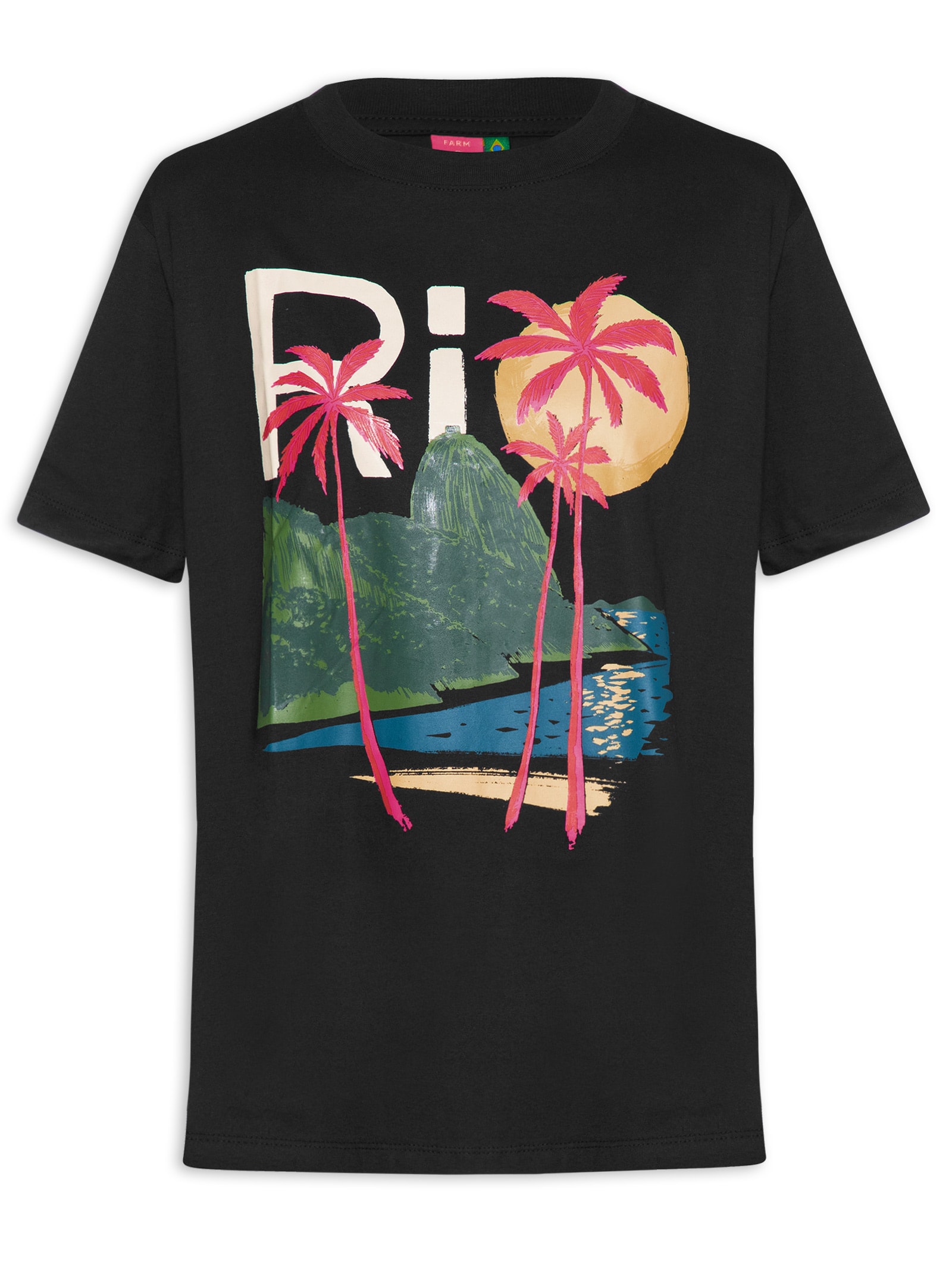 Camiseta Feminina Média Rio Preto Farm