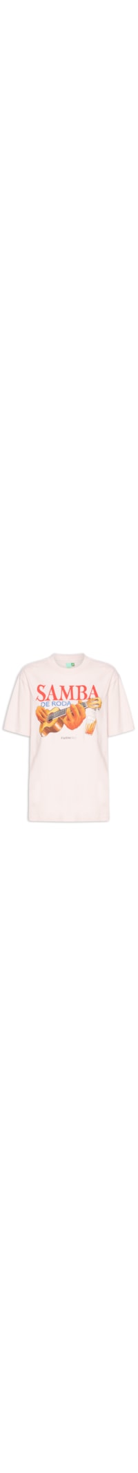 Camiseta Feminina Média Samba De Roda - Rosa