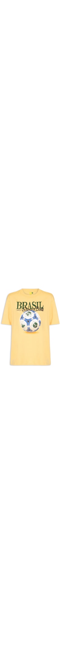 Camiseta Feminina Média Show De Bola - Amarelo