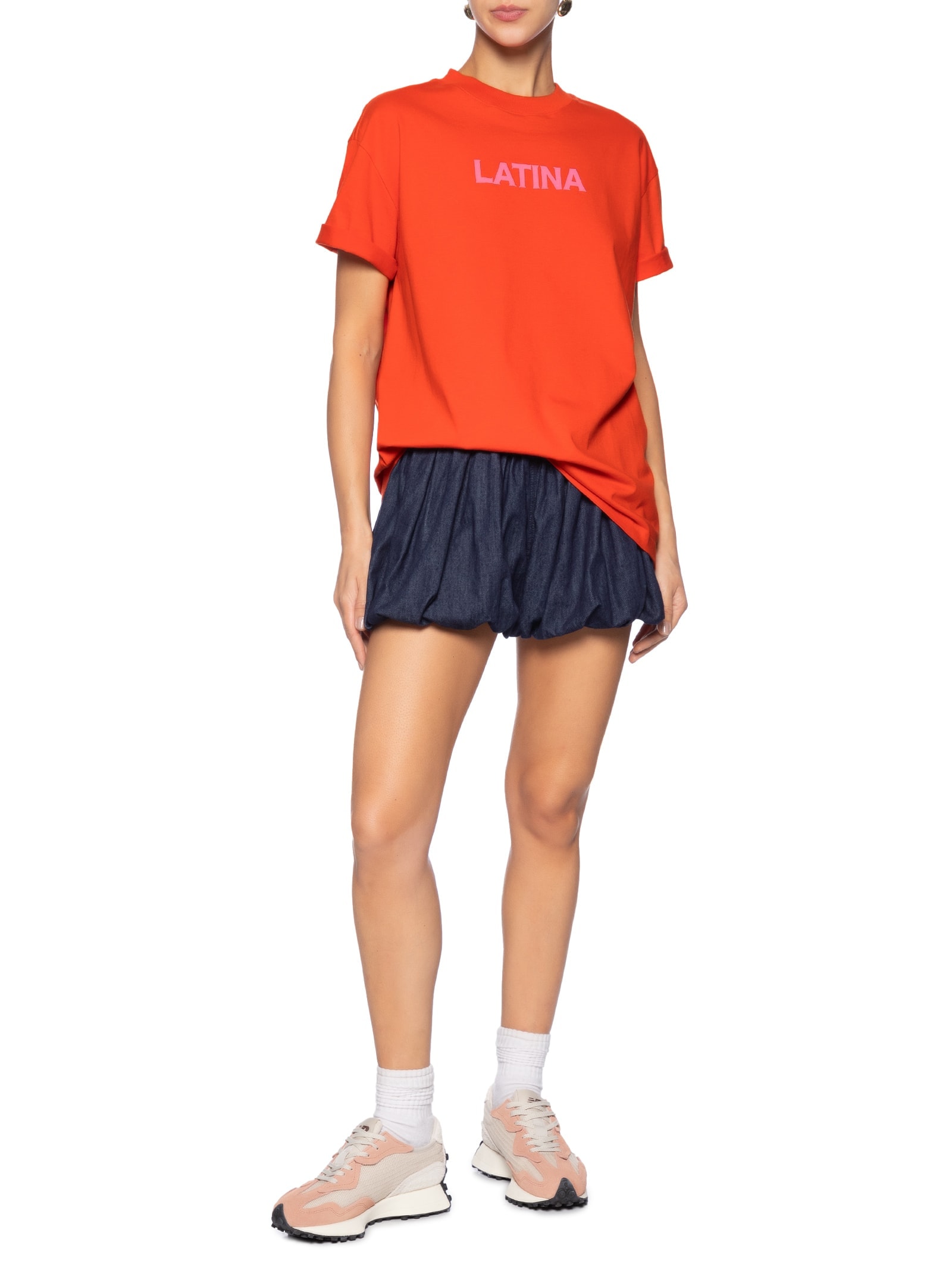 Camiseta Feminina Média Tierra De Mil Colores Vermelho Farm