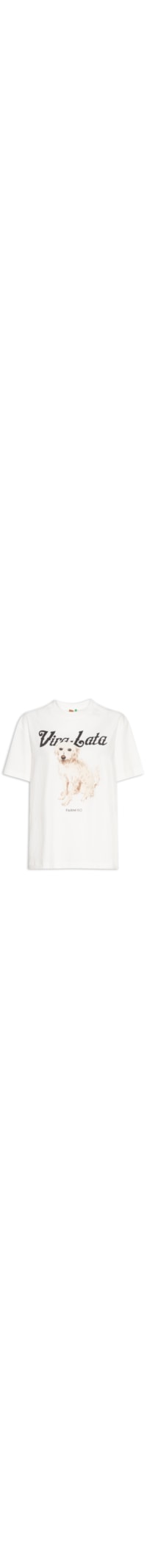 Camiseta Feminina Média Vita Lata Fiapo De Manga - Branco