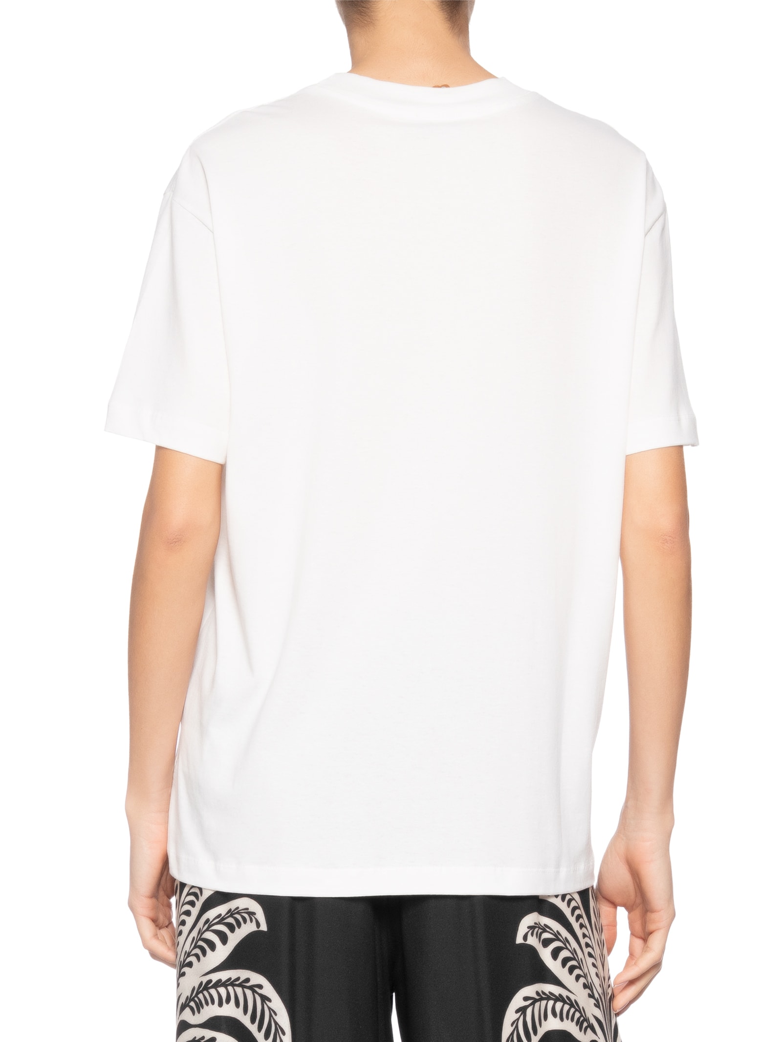 Camiseta Feminina Média Vita Lata Fiapo De Manga Branco Farm