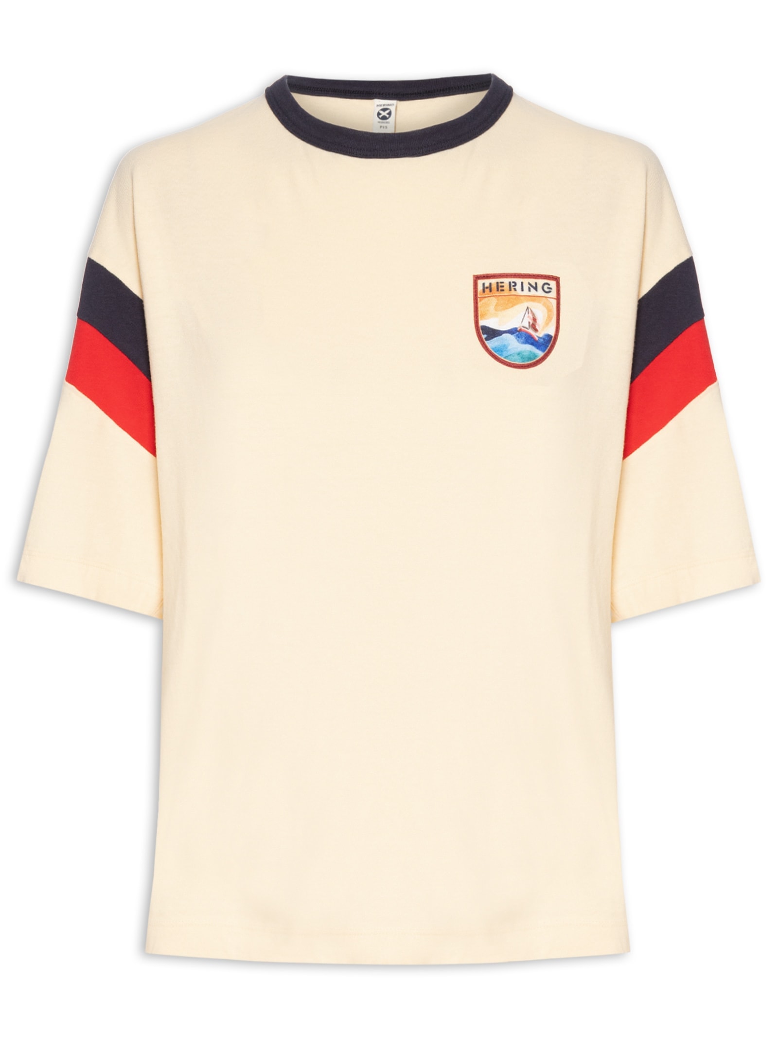 Camiseta Feminina Meia Malha Amarelo Hering